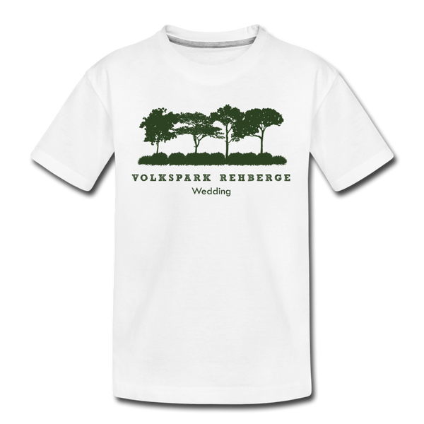 Volkspark Rehberge - Teenager Premium T-Shirt - Weiß