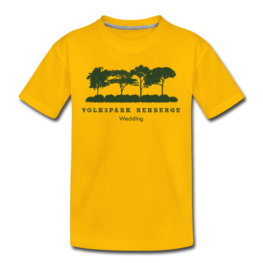 Volkspark Rehberge - Teenager Premium T-Shirt - Sonnengelb
