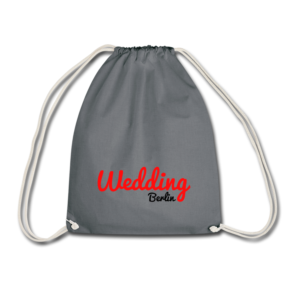 Wedding - Turnbeutel - Grau