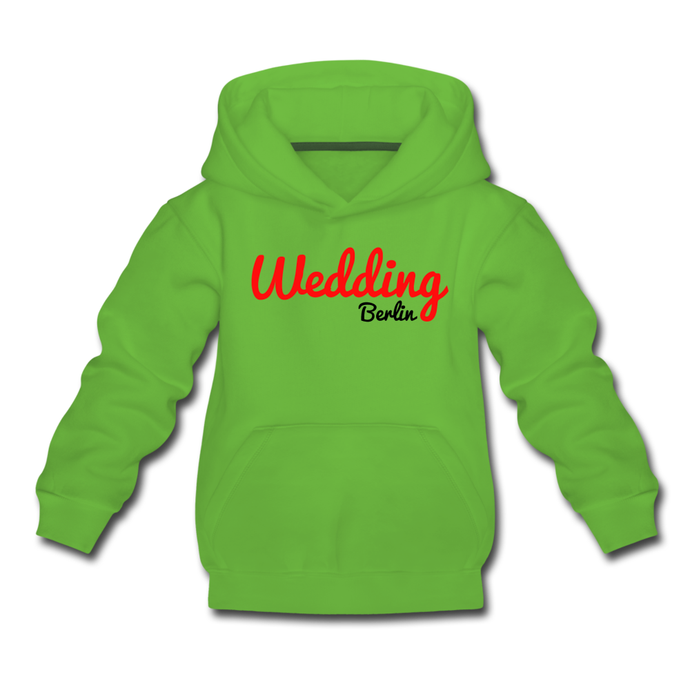 Wedding - Kinder Premium Hoodie - Hellgrün