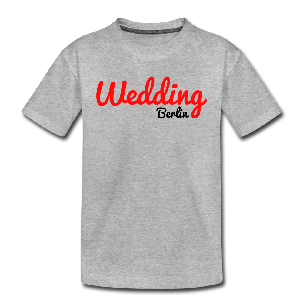 Wedding - Teenager Premium T-Shirt - Grau meliert