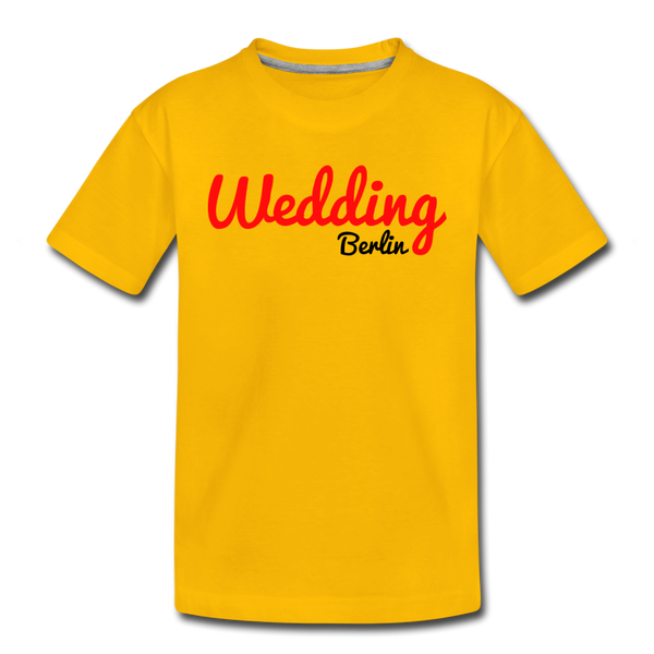 Wedding - Teenager Premium T-Shirt - Sonnengelb