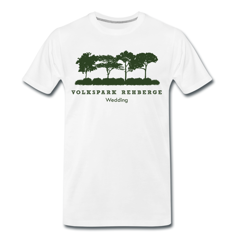 Volkspark Rehberge - Männer Premium T-Shirt - Weiß