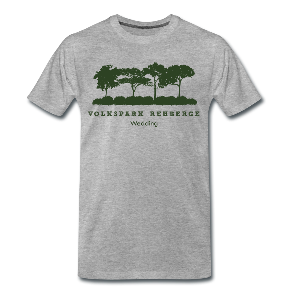 Volkspark Rehberge - Männer Premium T-Shirt - Grau meliert