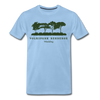 Volkspark Rehberge - Männer Premium T-Shirt - Sky
