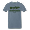 Volkspark Rehberge - Männer Premium T-Shirt - Blaugrau