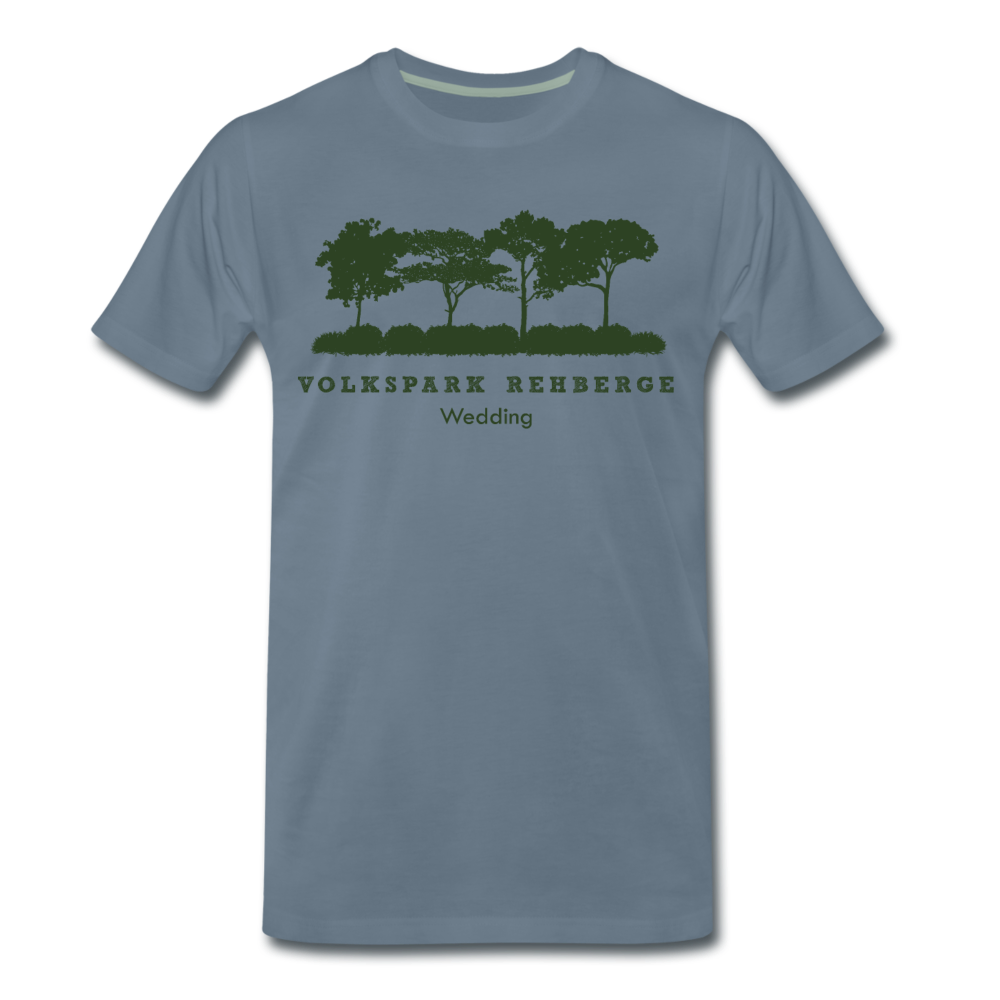 Volkspark Rehberge - Männer Premium T-Shirt - Blaugrau