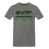 Volkspark Rehberge - Männer Premium T-Shirt - Asphalt