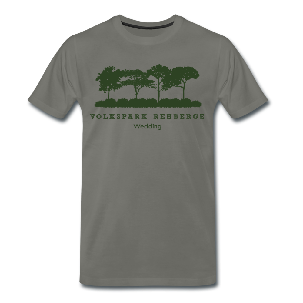 Volkspark Rehberge - Männer Premium T-Shirt - Asphalt