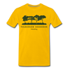 Volkspark Rehberge - Männer Premium T-Shirt - Sonnengelb