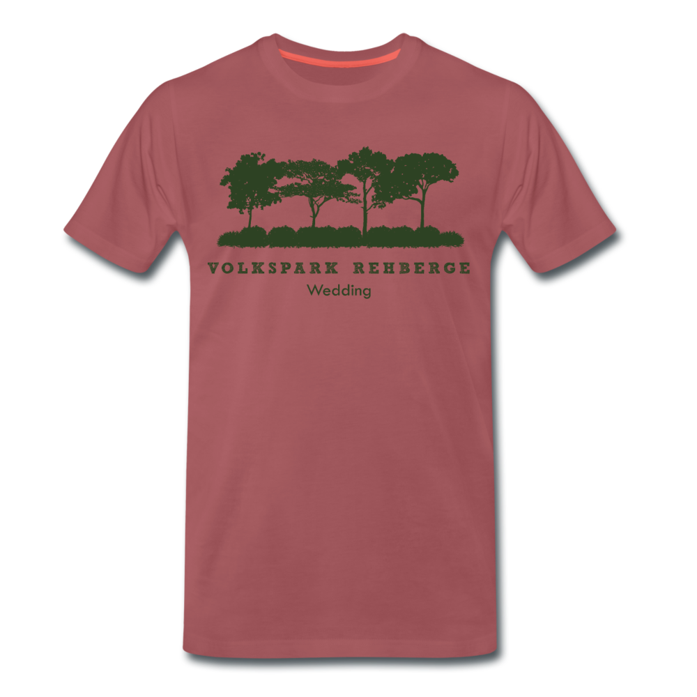 Volkspark Rehberge - Männer Premium T-Shirt - washed Burgundy