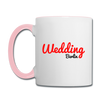 Wedding - Tasse zweifarbig - Weiß/Pink