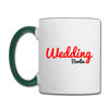 Wedding - Tasse zweifarbig - Weiß/Dunkelgrün