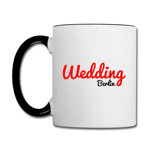 Wedding - Tasse zweifarbig - Weiß/Schwarz