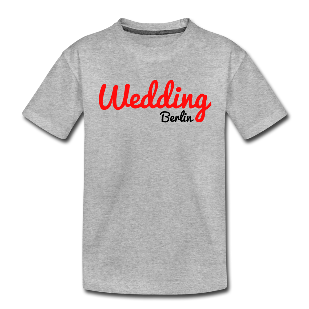 Wedding - Kinder Premium T-Shirt - Grau meliert