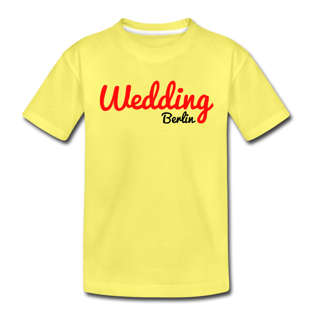 Wedding - Kinder Premium T-Shirt - Gelb