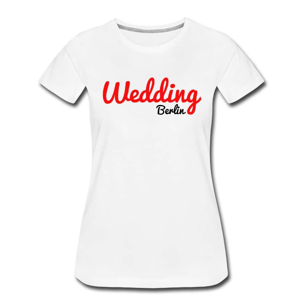 Wedding - Frauen Premium T-Shirt - Weiß
