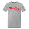 Wedding - Männer Premium T-Shirt - Grau meliert