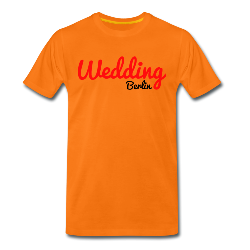 Wedding - Männer Premium T-Shirt - Orange