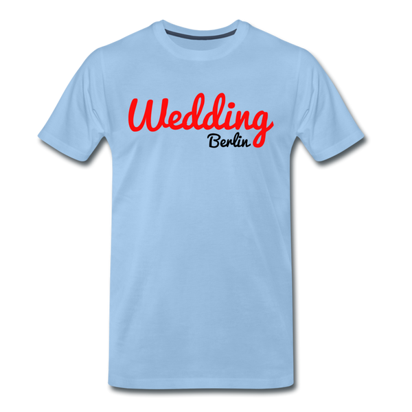 Wedding - Männer Premium T-Shirt - Sky