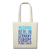 Wedding Planet Earth - Stoffbeutel - Natur