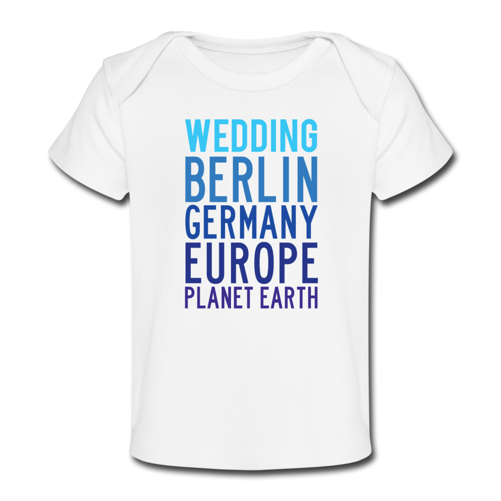 Wedding Planet Earth - Baby Bio T-Shirt - Weiß