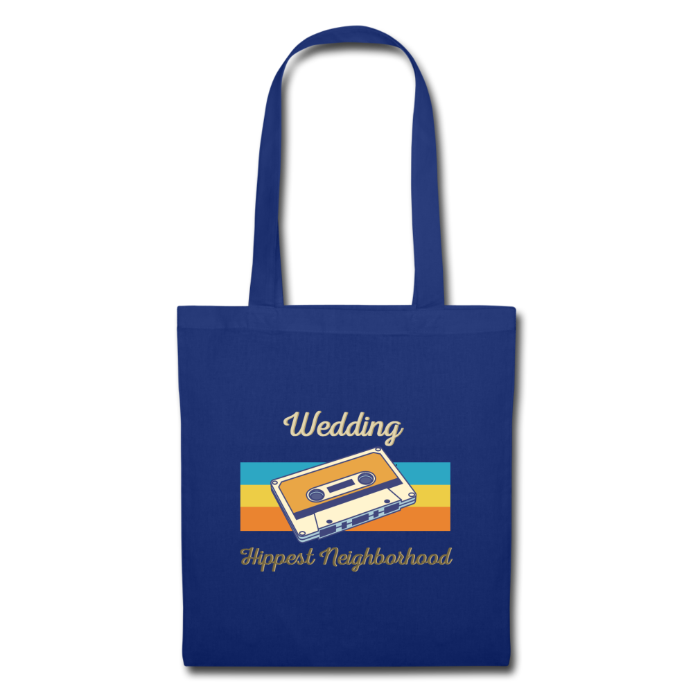 Wedding Hippest Neighborhood - Stoffbeutel - Royalblau