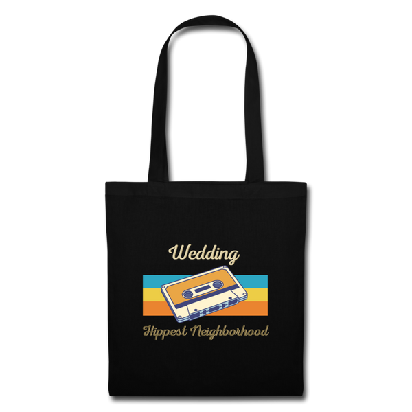 Wedding Hippest Neighborhood - Stoffbeutel - Schwarz