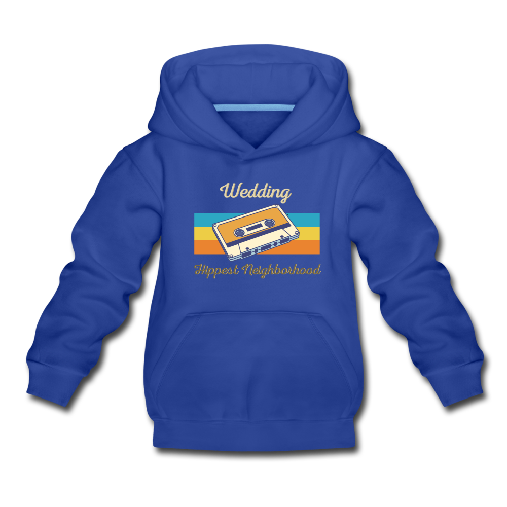 Wedding Hippest Neighborhood - Kinder Premium Hoodie - Royalblau