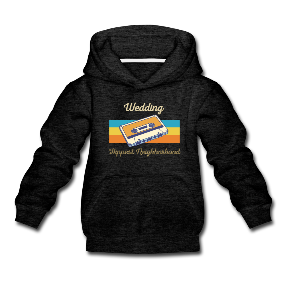 Wedding Hippest Neighborhood - Kinder Premium Hoodie - Anthrazit