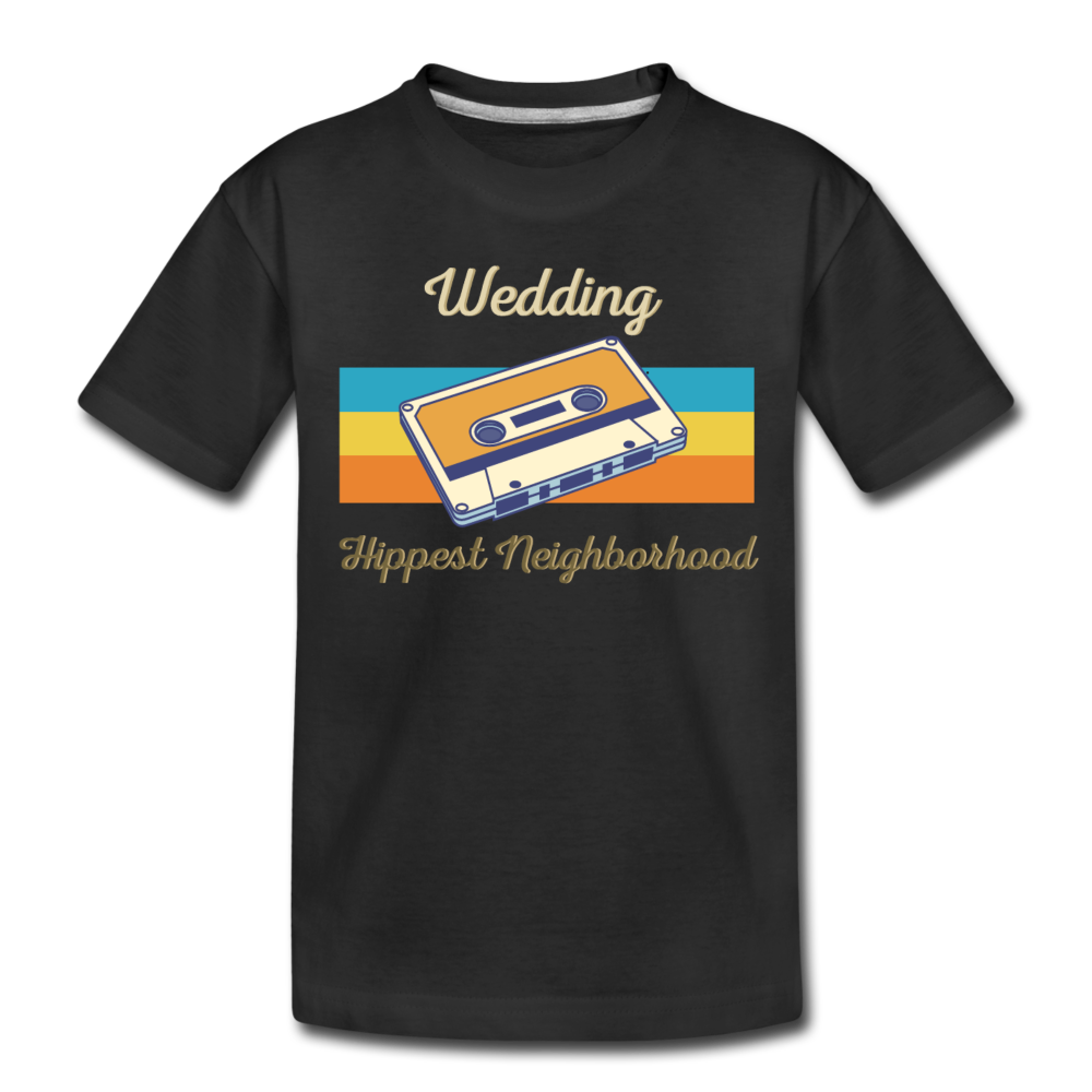 Wedding Hippest Neighborhood - Teenager Premium T-Shirt - Schwarz