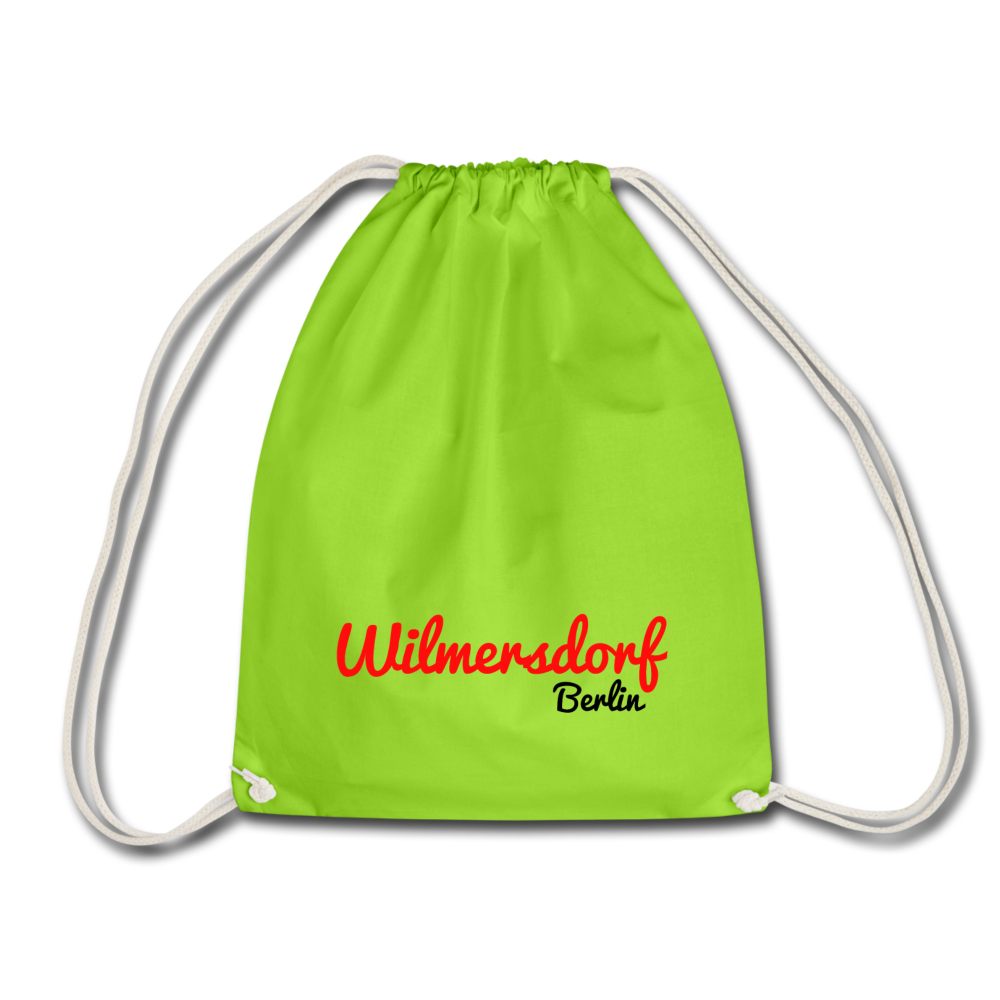 Wilmersdorf Berlin - Turnbeutel - Neongrün