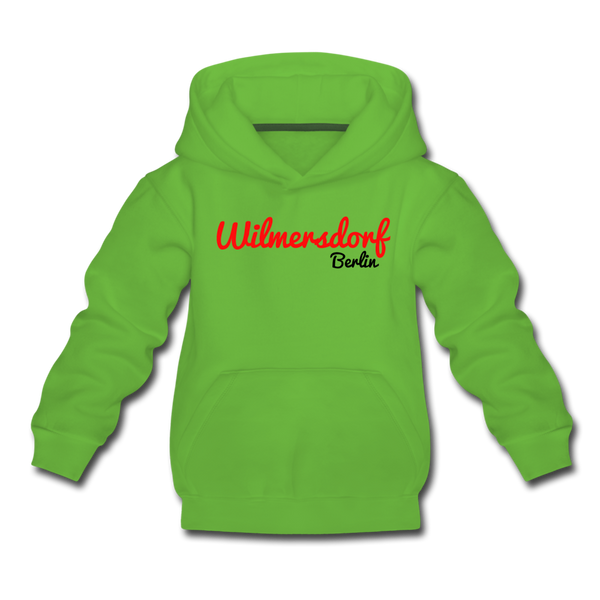 Wilmersdorf Berlin - Kinder Premium Hoodie - Hellgrün