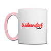 Wilmersdorf Berlin - Tasse zweifarbig - Weiß/Pink