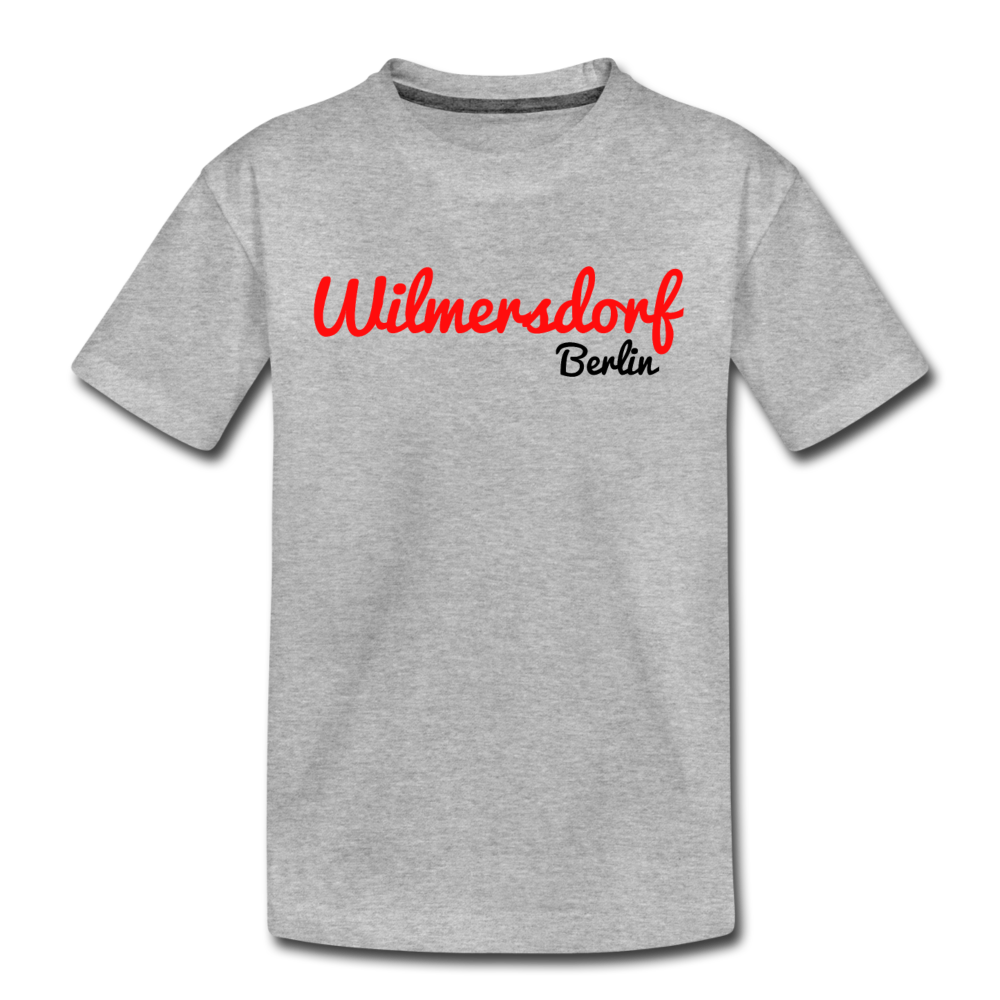 Wilmersdorf Berlin - Teenager Premium T-Shirt - Grau meliert