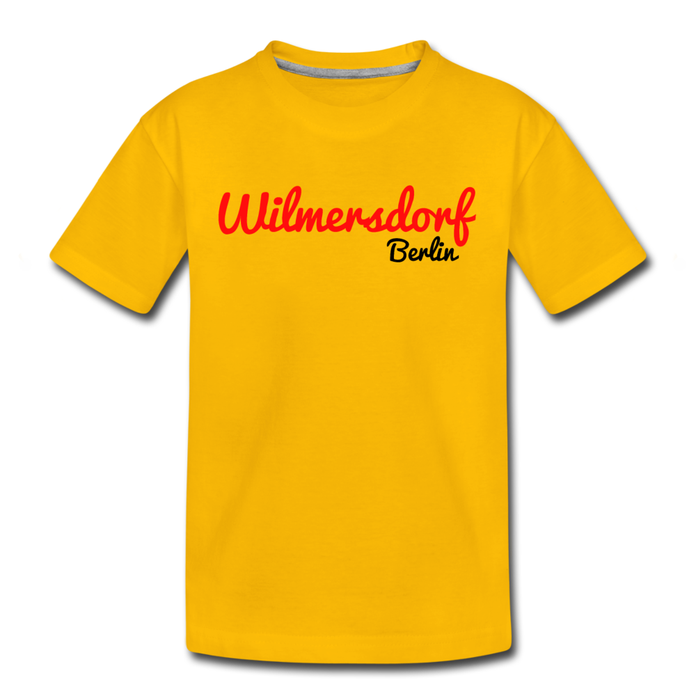 Wilmersdorf Berlin - Teenager Premium T-Shirt - Sonnengelb