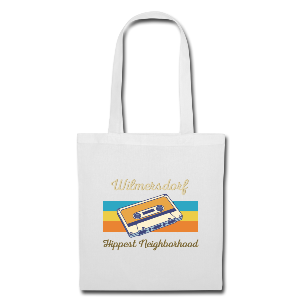 Wilmersdorf Hippest Neighborhood - Stoffbeutel - Weiß