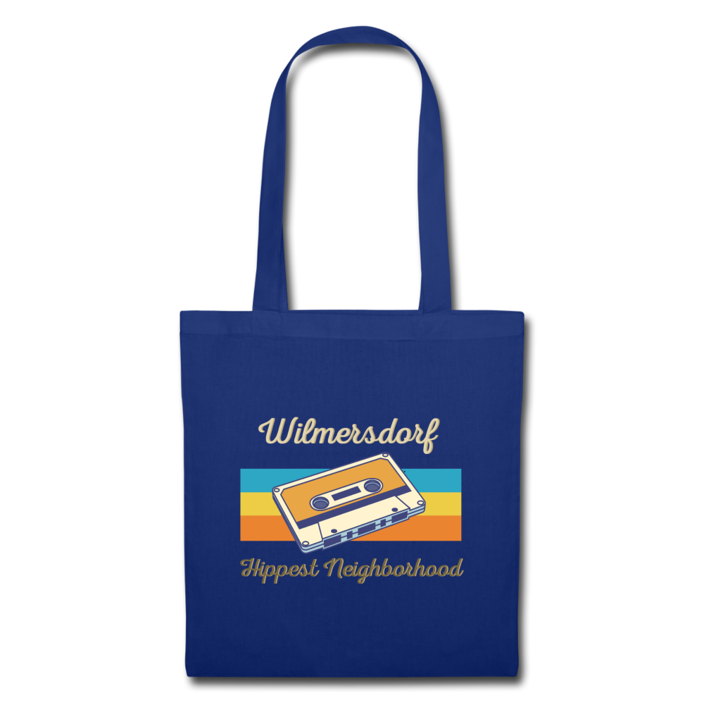 Wilmersdorf Hippest Neighborhood - Stoffbeutel - Royalblau