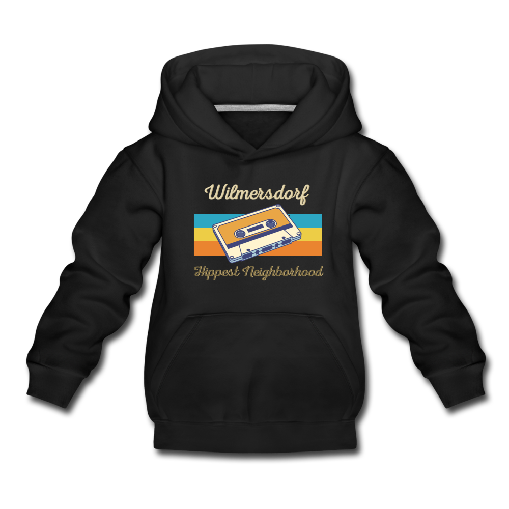 Wilmersdorf Hippest Neighborhood - Kinder Premium Hoodie - Schwarz