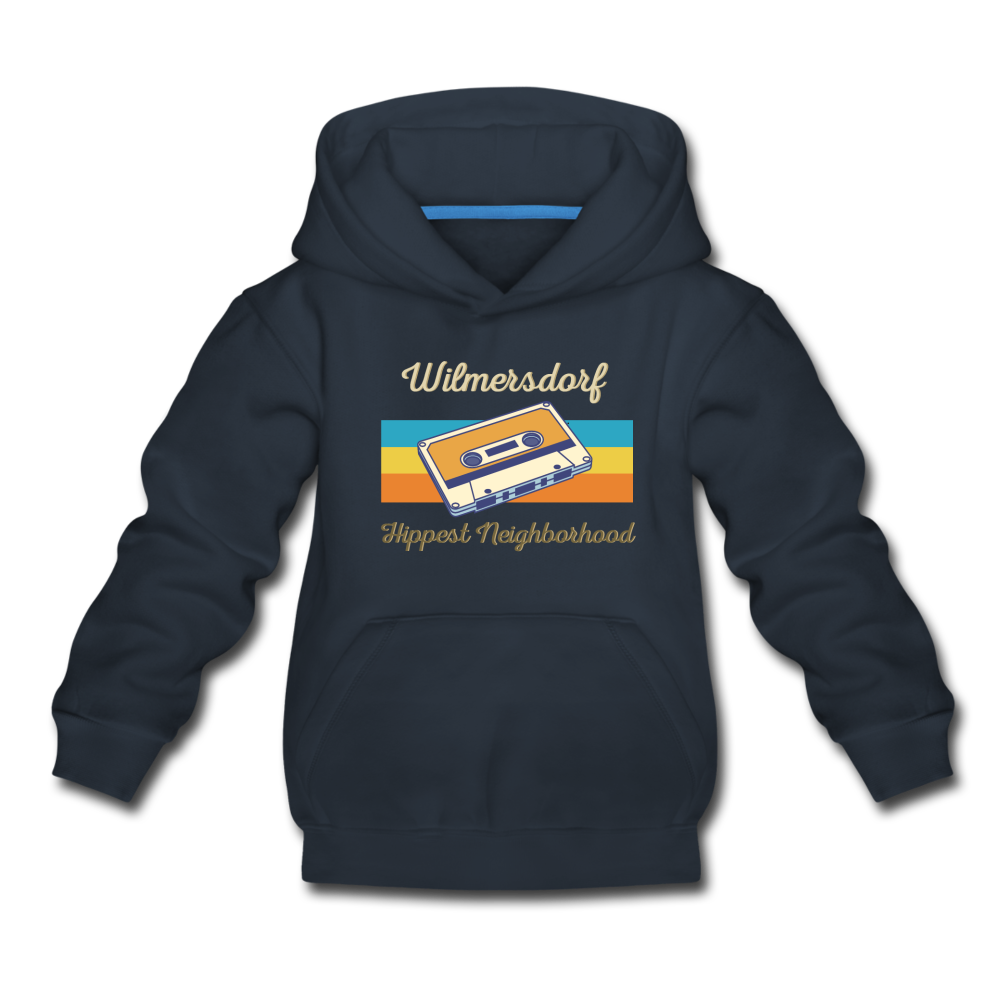 Wilmersdorf Hippest Neighborhood - Kinder Premium Hoodie - Navy