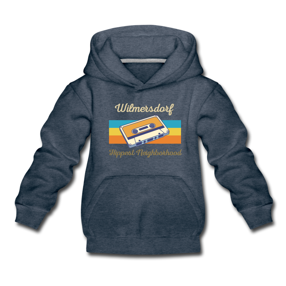 Wilmersdorf Hippest Neighborhood - Kinder Premium Hoodie - Jeansblau