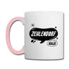 Zehlendorf Berlin - Tasse zweifarbig - Weiß/Pink