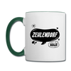Zehlendorf Berlin - Tasse zweifarbig - Weiß/Dunkelgrün
