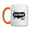 Zehlendorf Berlin - Tasse zweifarbig - Weiß/Orange