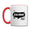 Zehlendorf Berlin - Tasse zweifarbig - Weiß/Rot