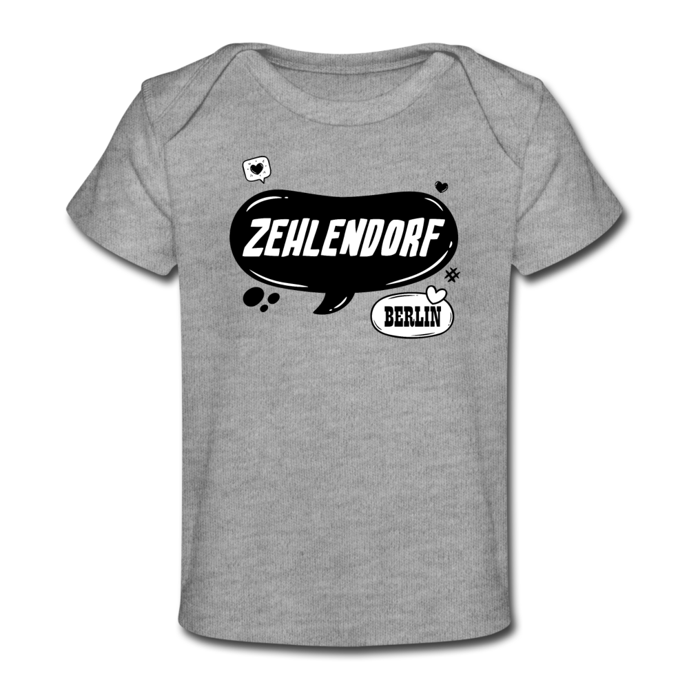 Zehlendorf Berlin - Baby Bio T-Shirt - Grau meliert