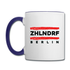 ZHLNDRF - Tasse zweifarbig - Weiß/Kobaltblau