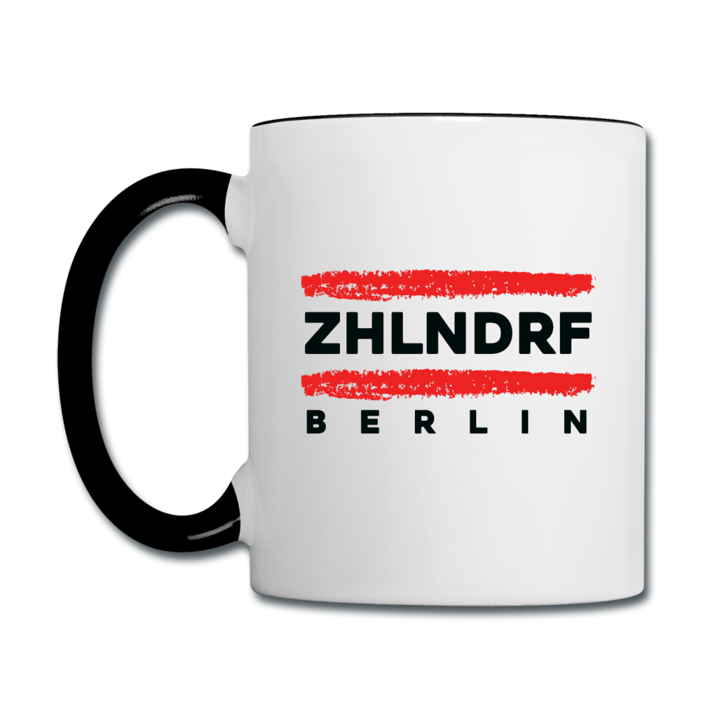 ZHLNDRF - Tasse zweifarbig - Weiß/Schwarz
