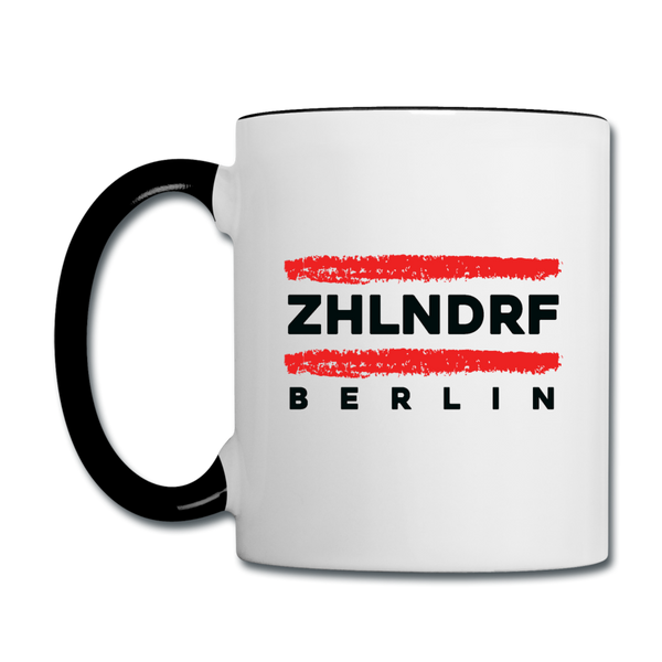 ZHLNDRF - Tasse zweifarbig - Weiß/Schwarz