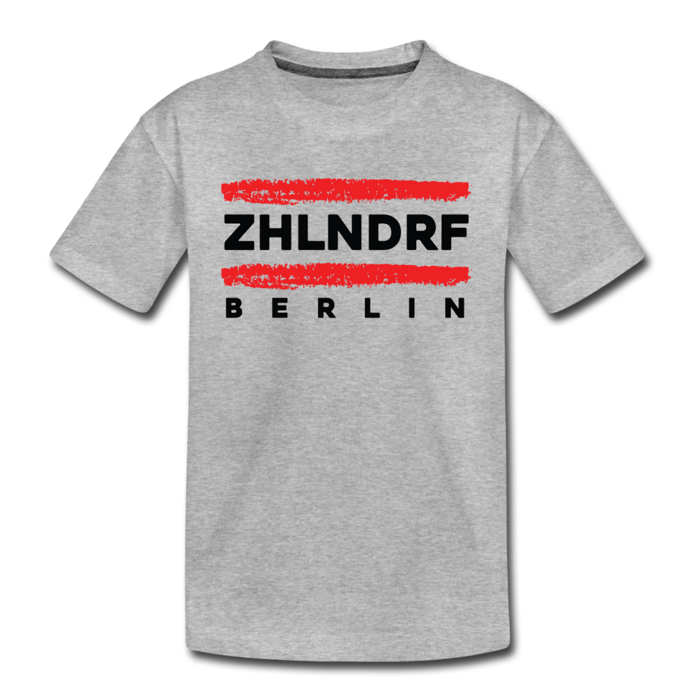 ZHLNDRF - Teenager Premium T-Shirt - Grau meliert